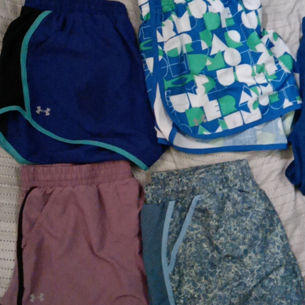 Nike and under armor shorts Dri-Fit all mediums